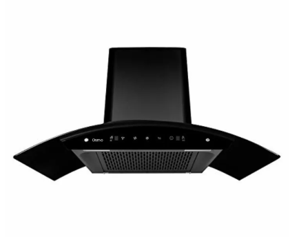 Osmo Valency Auto Clean Black Powder Coating 90cm panel Chimney