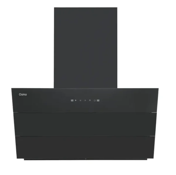 Osmo Vertigo Auto Clean Black Powder Coating 90cm Panel Chimney