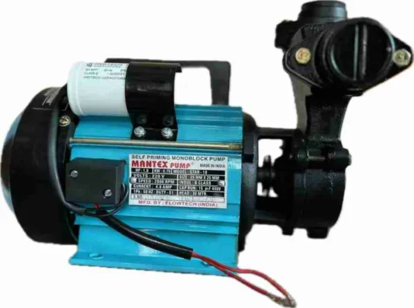 Mantex 1 HP Monoblock Water Pump – High Performance Self Priming Indian Pump