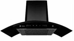 Osmo Valico Black Powder Coating 90cm panel Chimney